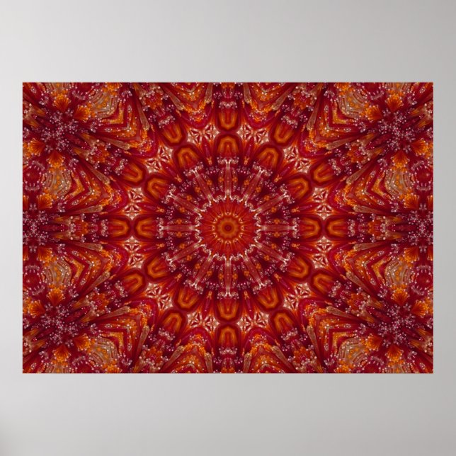 Glass Mandala Poster (Vorne)