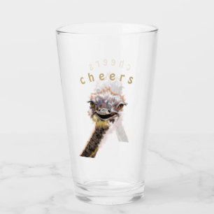 Glass mit spielerischem Strauß - Lärm Glas