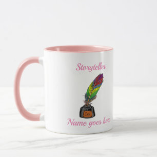 Glass mit Tinte Tasse