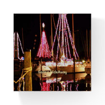 Glass Paperweight SegelhideAway Sailboat