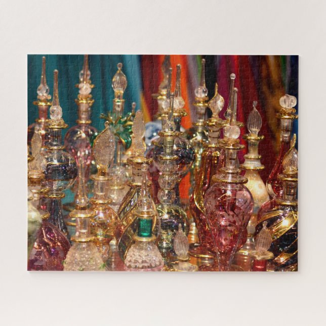 Glass Parfüm Bazaar Ägypten Jigsaw Puzzle 520 pc. (Horizontal)