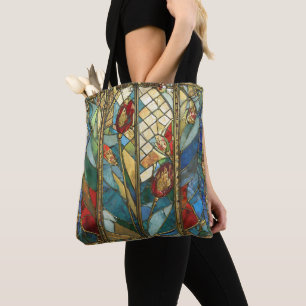 Glass Rote Hauptopftiere bei Sonnenaufgang Tasche