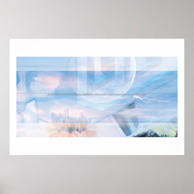 Glass Sky Poster (Vorne)