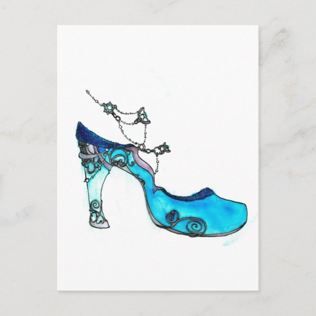 Glass Slipper Postkarte (Vorderseite)