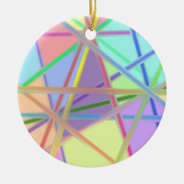 Glass Threads Keramik Ornament (Vorne)