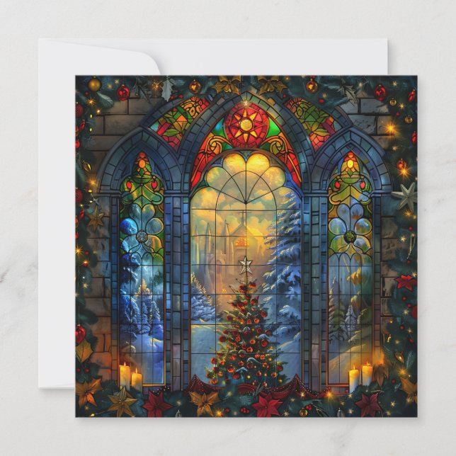 Glass Weihnachtskarte (Vorderseite)