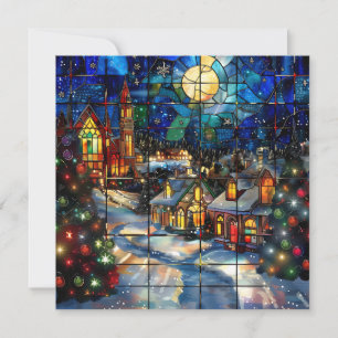 Glass Weihnachtskarte