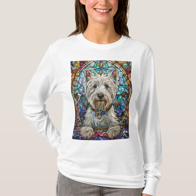 Glass Westie T-Shirt (Vorderseite)