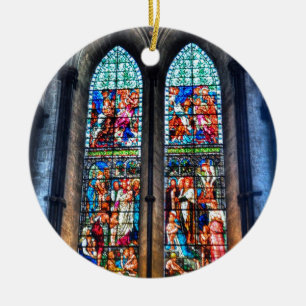 Glass Windows, Salisbury Cathedral, Vereinigtes Kö Keramik Ornament
