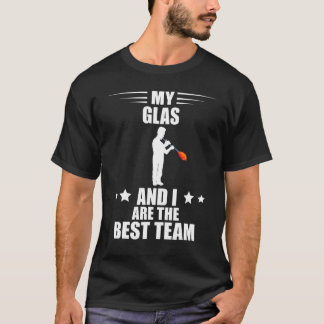Glassblowing Partner Glassworking Best Team Glass  T-Shirt