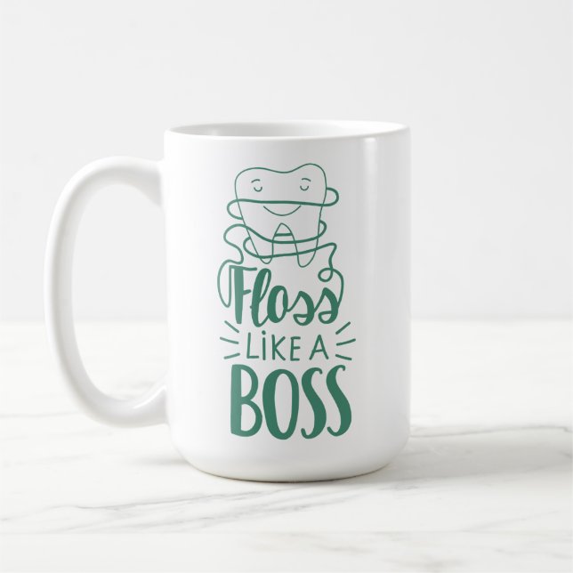 Glasschlacke mögen einen Chef Kaffeetasse (Links)