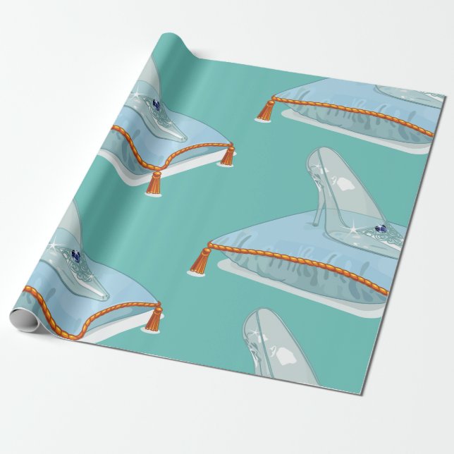 Glasschleifer auf einem Kissen Geschenkpapier (Ungerollt)