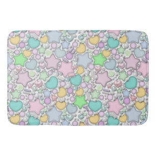 Glasschmuck Badematte