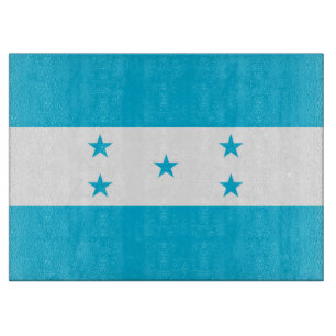 Glasschneidebrett mit der Flagge von Honduras Schneidebrett