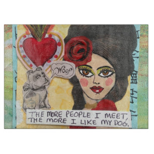 GLASSCHNEIDEN BOARD-THE MEHR LEUTE, DIE ICH MICH SCHNEIDEBRETT