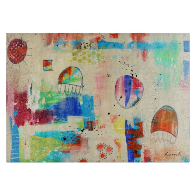 Glasschneiden-Brett des Hoffnungs-ansteigendes Schneidebrett (Vorderseite)