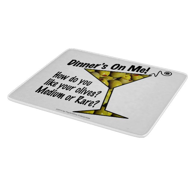 GLASSCHNEIDEN-BRETT-, MITTLERE oder Schneidebrett (Ecke)