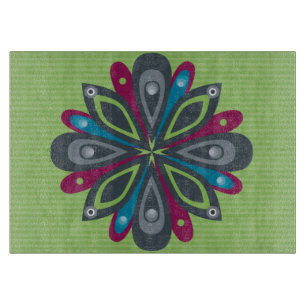 Glasschneiden-Brett sprengte Grün Schneidebrett