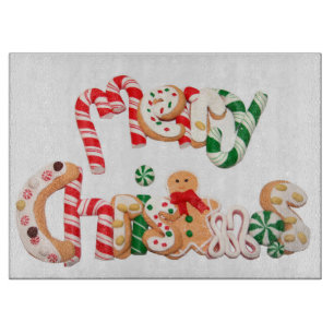 Glasschneiden-Brett/Weihnachten Schneidebrett