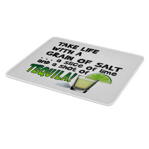 GLASSCHNEIDEN-BRETTER - LEBEN, LIMON, SALZ, SCHNEIDEBRETT