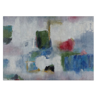 Glasschneidenbrett 11"" ursprüngliche Kunst x8 Schneidebrett