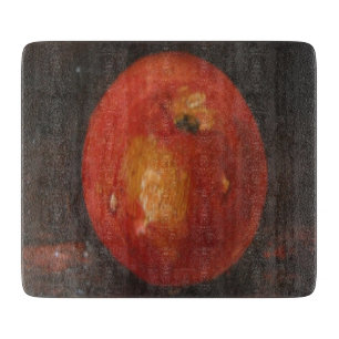 Glasschneider Ann Hayes Painting Apple Schneidebrett