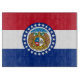 Glasschneidtafel mit Flag Missouri USA Schneidebrett (Vorderseite)