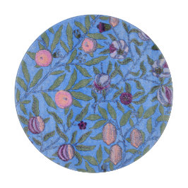 GLASSCHNITTSTELLE : WILLIAM MORRIS : POMEGRANAT SCHNEIDEBRETT