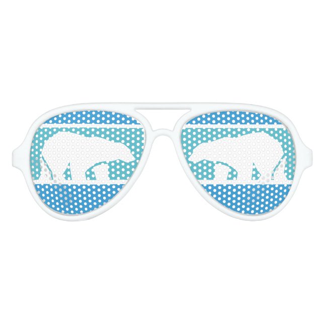 Glasses Polar Bear Swim Partybrille (Vorderseite)
