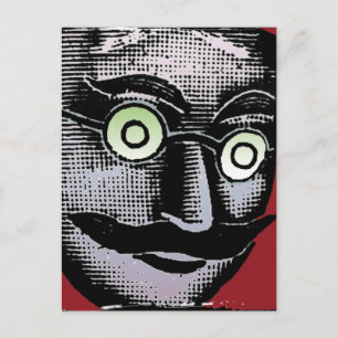 Glasses Postcard Postkarte