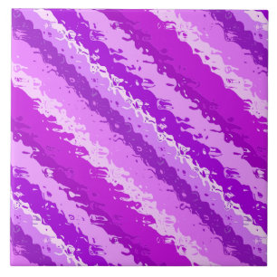 Glasstreifen - Amethystpurpur-Töne Fliese
