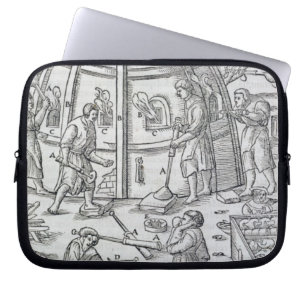 Glassworks, Illustration, die das Marmorfurnac Laptopschutzhülle