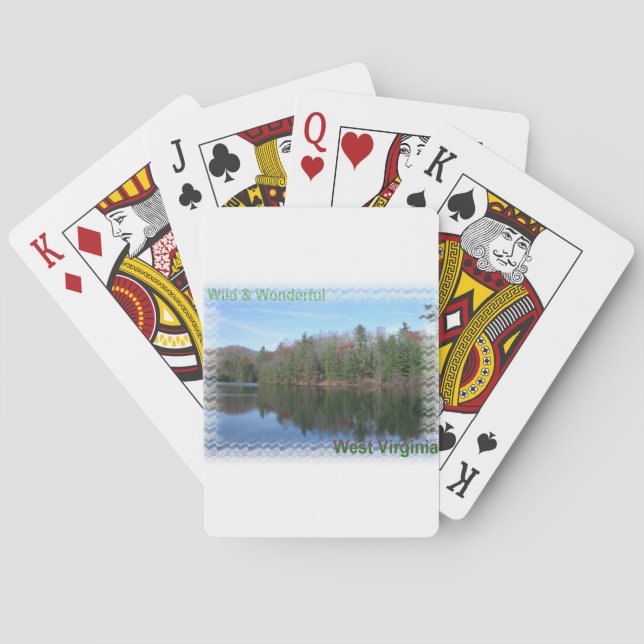 Glassy Appalachian Lake Spielkarten (Rückseite)