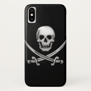 Glassy Pirate Skull & Sword Crossbones title_seo2