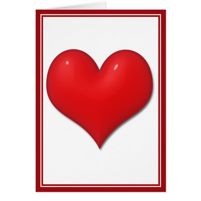 Glassy Red Heart (Vorne)