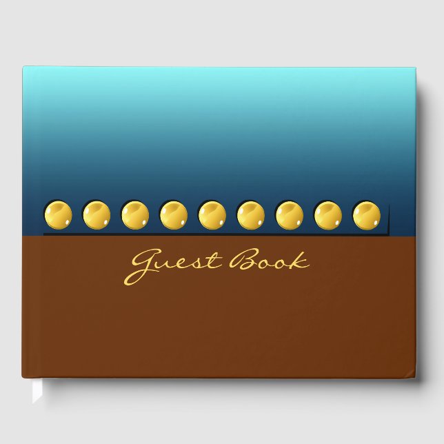 Glastasten Gästebuch (Vorderseite)