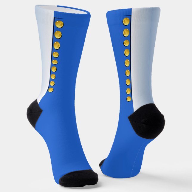 Glastasten Socken (Gewinkelt)