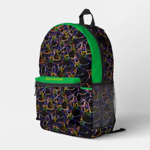 Glastige Coole Gummienten Personalisiert Bedruckter Rucksack