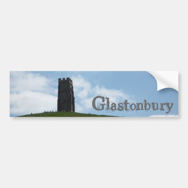 Glastonbury Felsen-Autoaufkleber Autoaufkleber (Vorne)