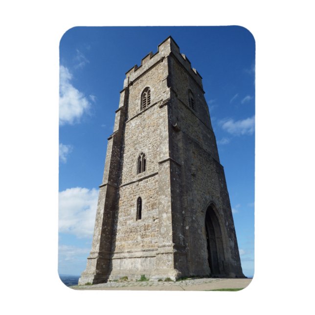 Glastonbury Tor Tower Magnet (Vertikal)