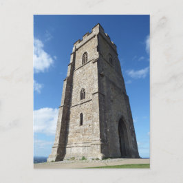 Glastonbury Tor Tower Postcard Postkarte