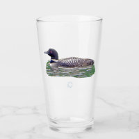 Glastumbler mit häufiger Haut