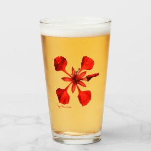 Glastumbler Royal Poinciana 16 Unzen Glas
