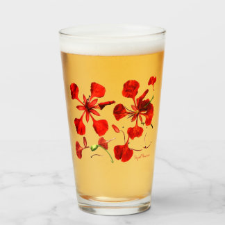 Glastumbler Royal Poinciana 16 Unzen Glas