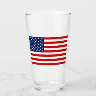 Glastumbler USA-Flagge 16 Unzen Glas