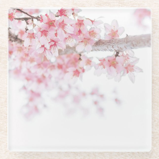 GLASUNTERSETZER: CHERRY BLOSSOM GLASUNTERSETZER (Vorderseite)