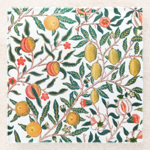 GLASUNTERSETZER: WILLIAM MORRIS: POMEGRANATE GLASUNTERSETZER