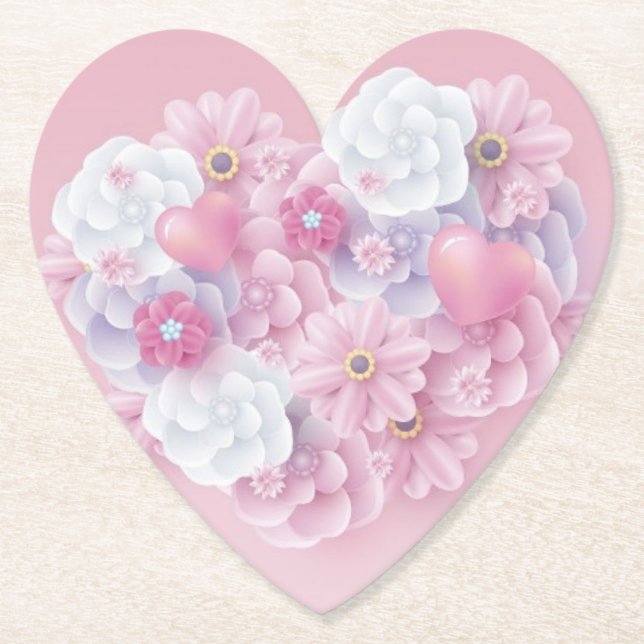 Glasunterteil aus Kernpapier Untersetzer (Vorderseite)