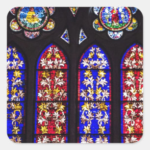 Glasverkleidung, Kirchenzubehör Quadratischer Aufkleber