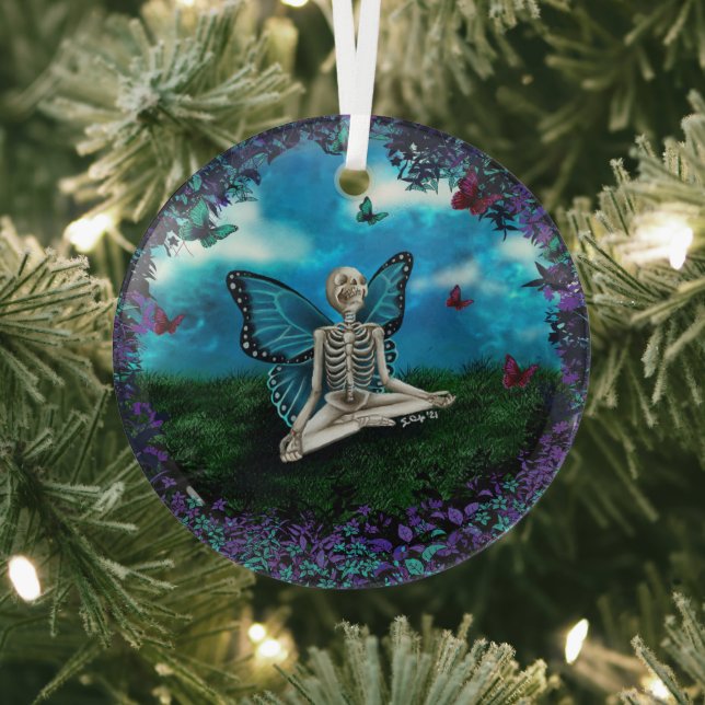 Glasverzierung - Skelettfröste Ornament Aus Glas (InSitu)